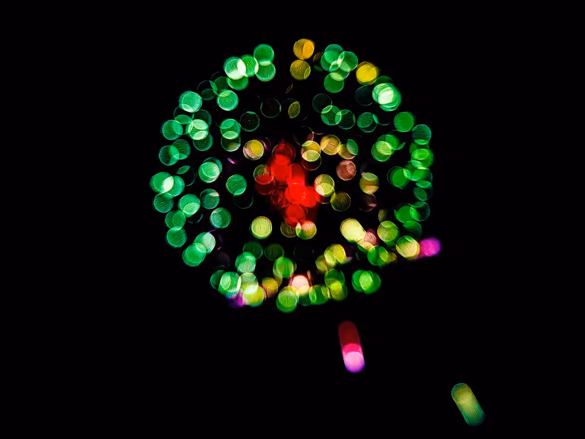 Abstract fireworks