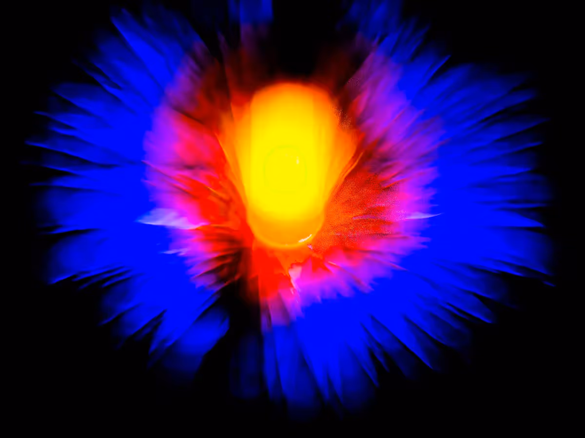 Abstract fireworks
