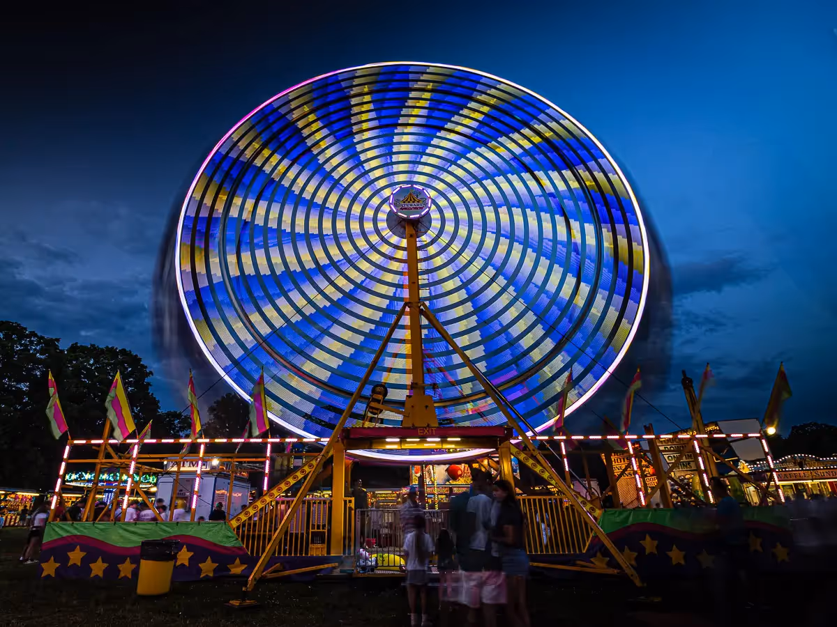 Memorial Day Fair Ferris Wheel 