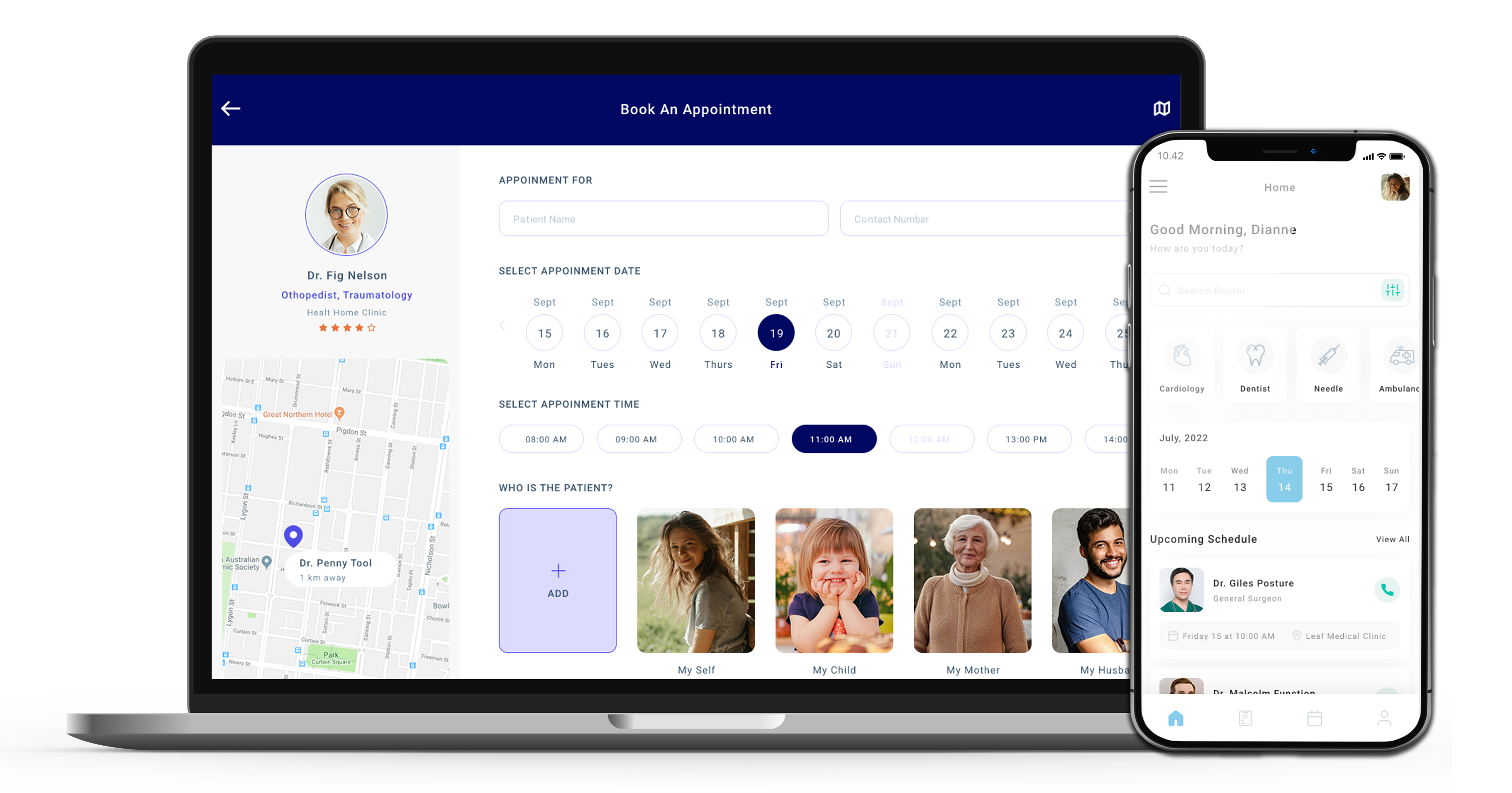 What kinds of custom healthcare software can I build using Xamun's AI-powered software development platform?