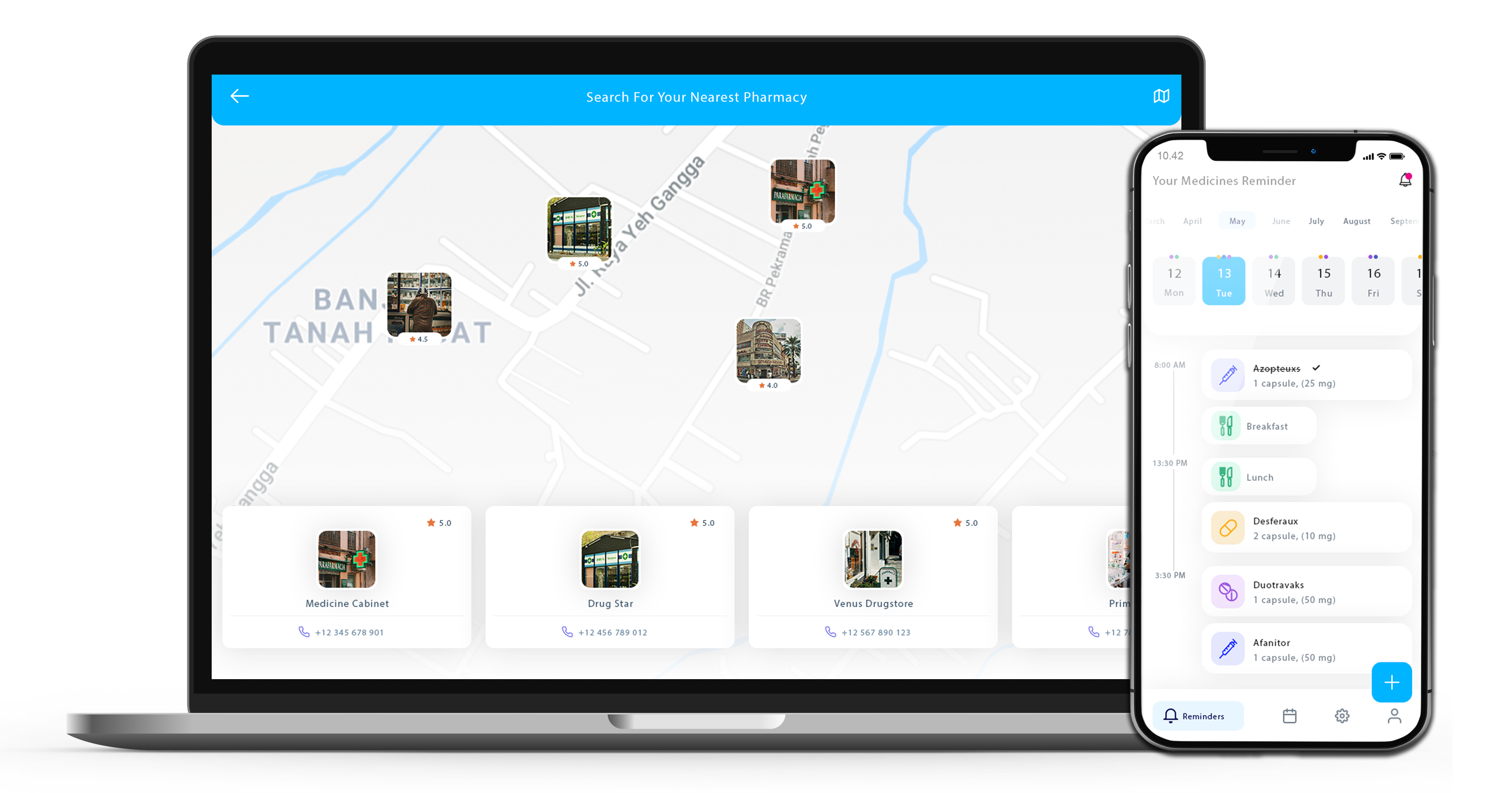 What kinds of custom pharmaceutical software can I build using Xamun's AI-powered software development platform?