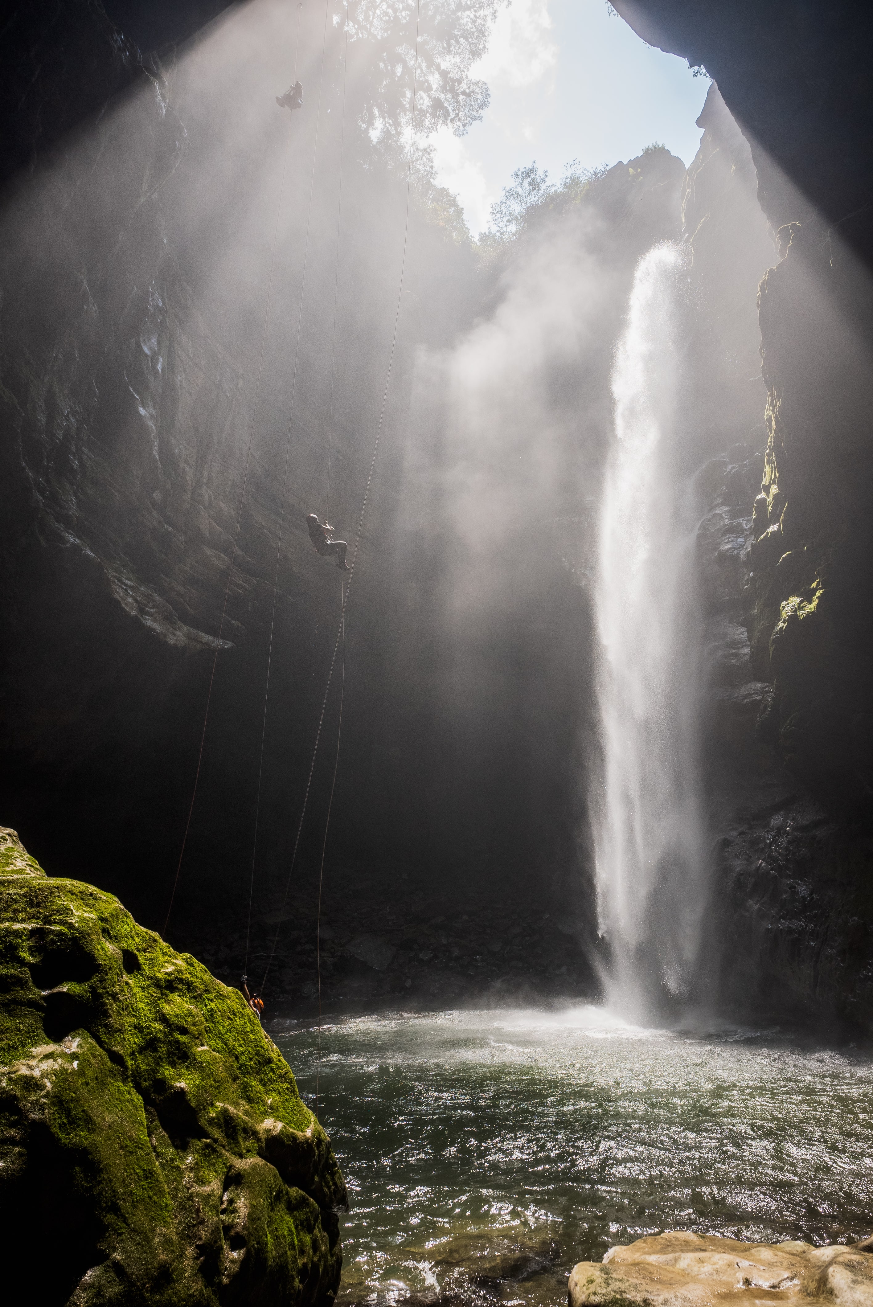 Cascada del Sótano de Popócatl
