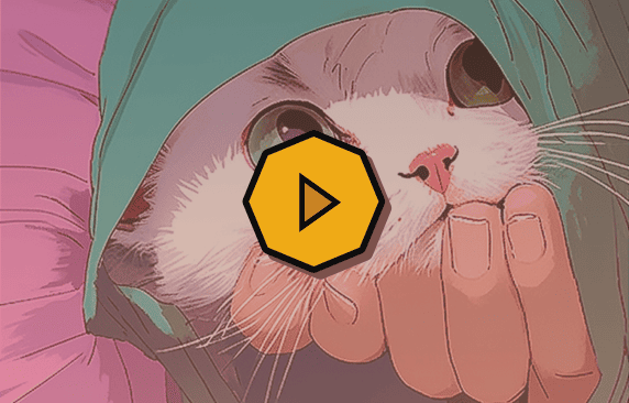 Afbeelding plaatje waarin een kat verstopt zit in een mouw.