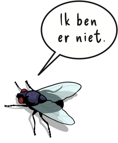EEN VLIEG!!!