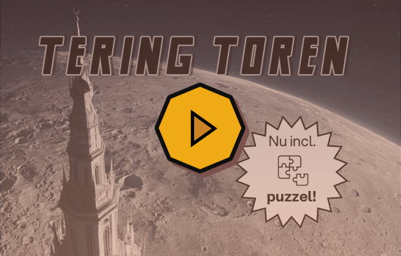 Afbeelding plaatje waarin je toren op de maan ziet.