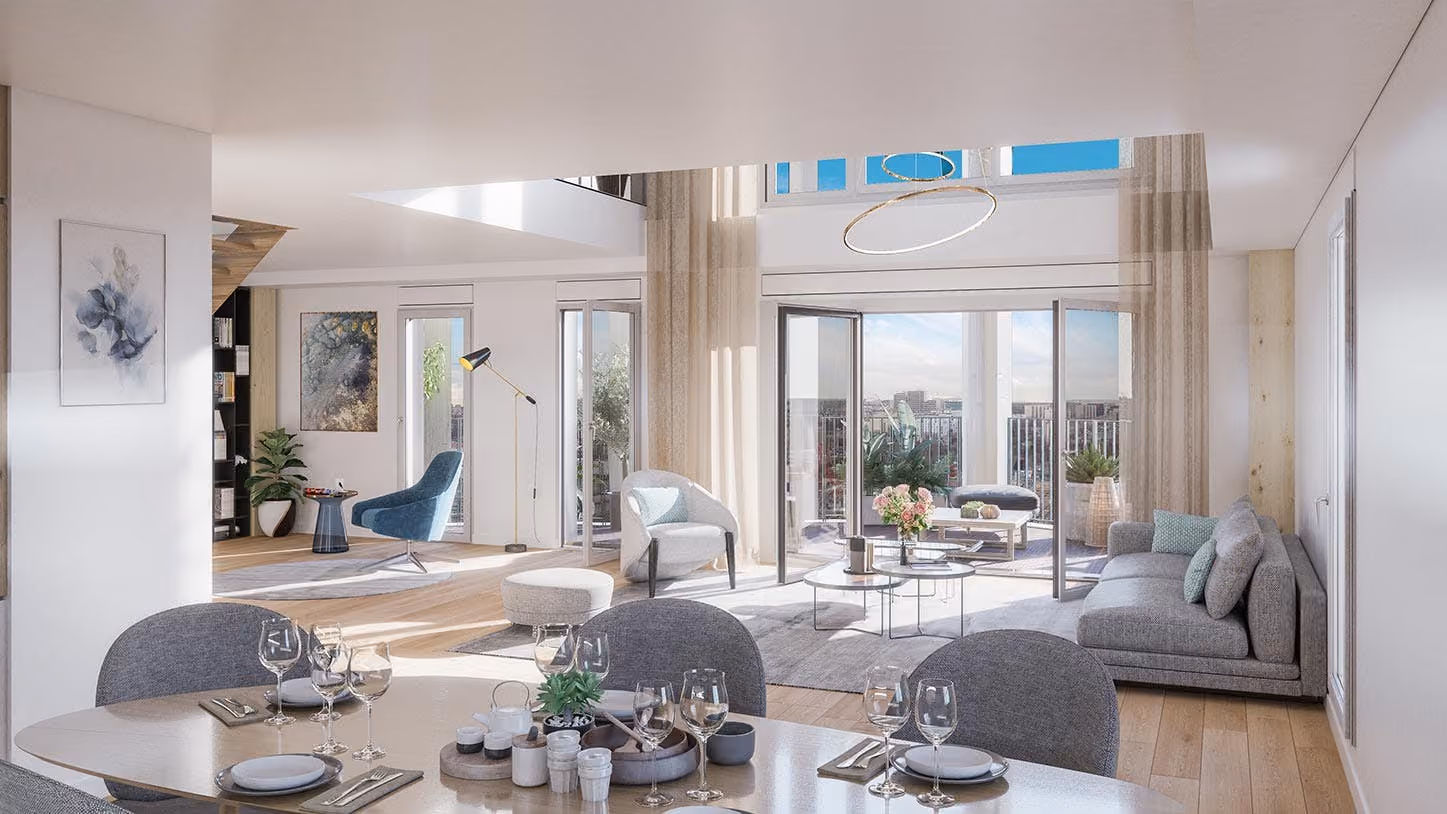 Duplex en dernier étage : vivre dans une véritable maison sur le toit