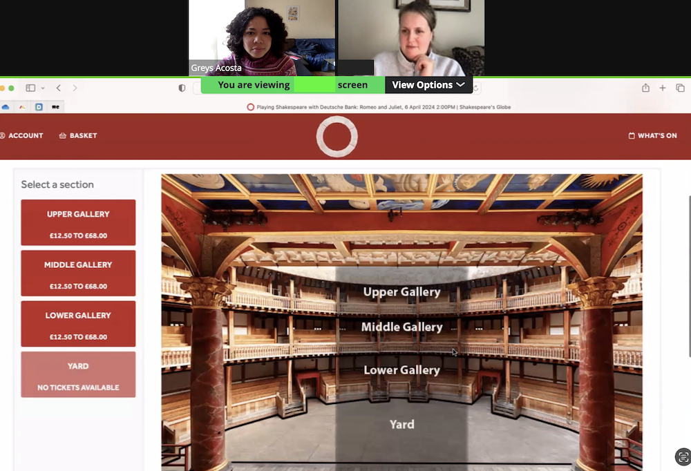 screenshot videocall during the usability testing