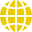 Globe icon for language switcher