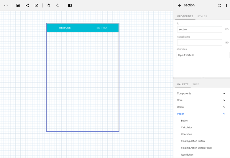 Конструктор Polymer Project