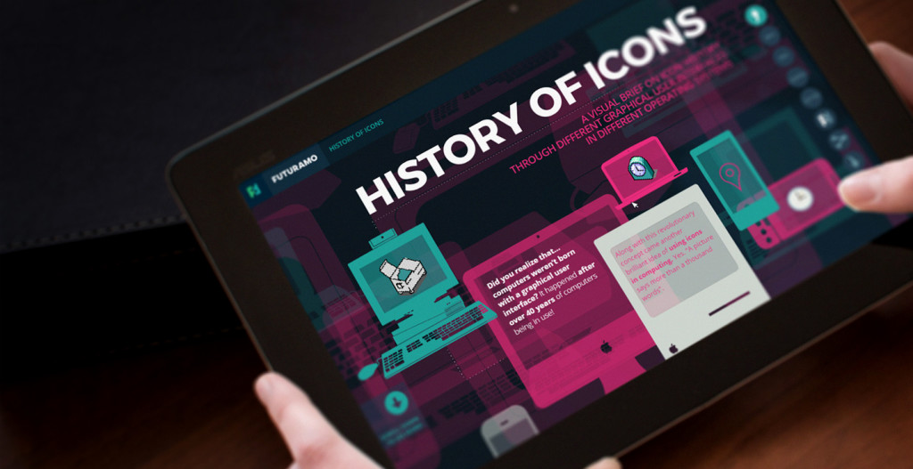 History of Icons — A visual brief on icon history by FUTURAMO