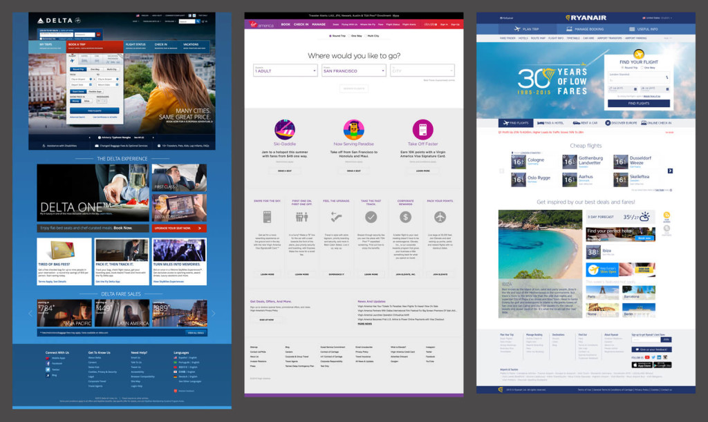 The State Of Airline Websites 2015 — Lessons Learned