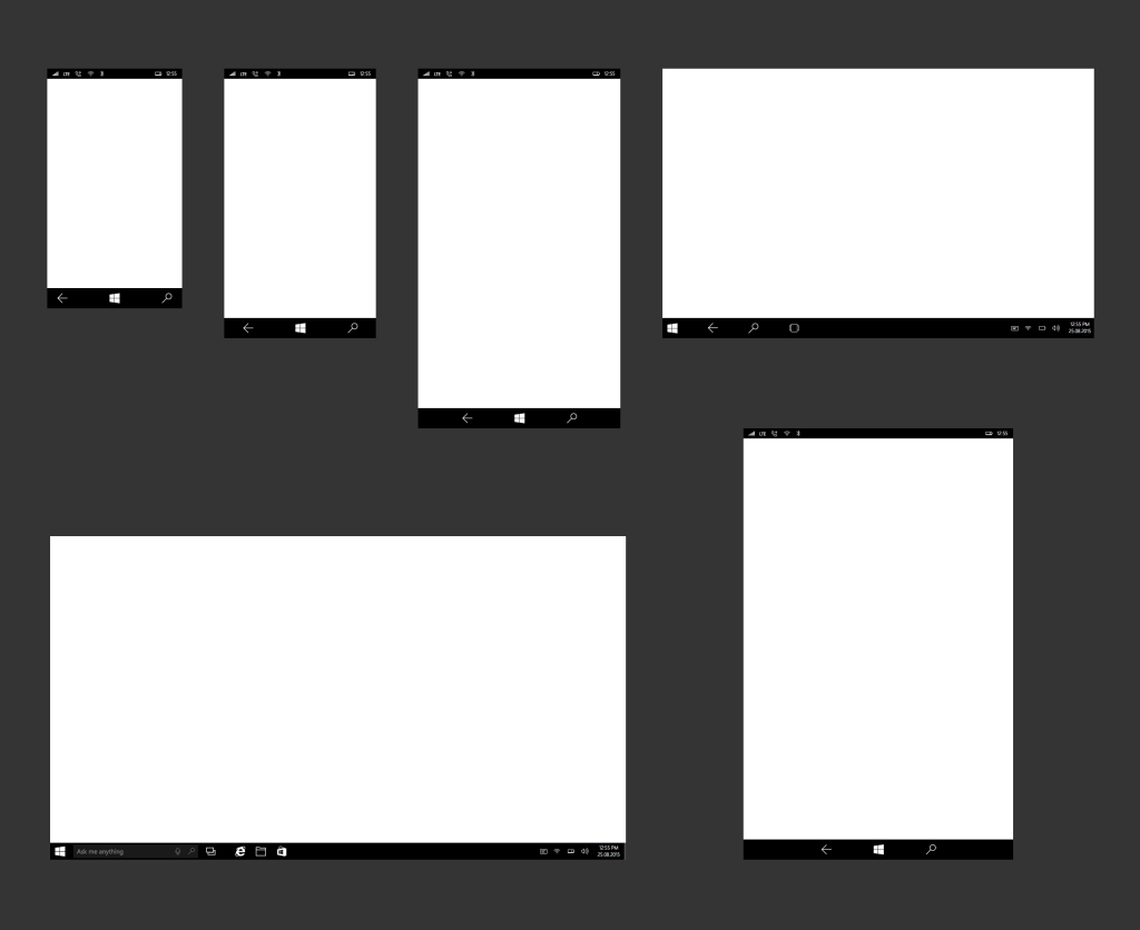 UI Kit Windows 10 для Sketch