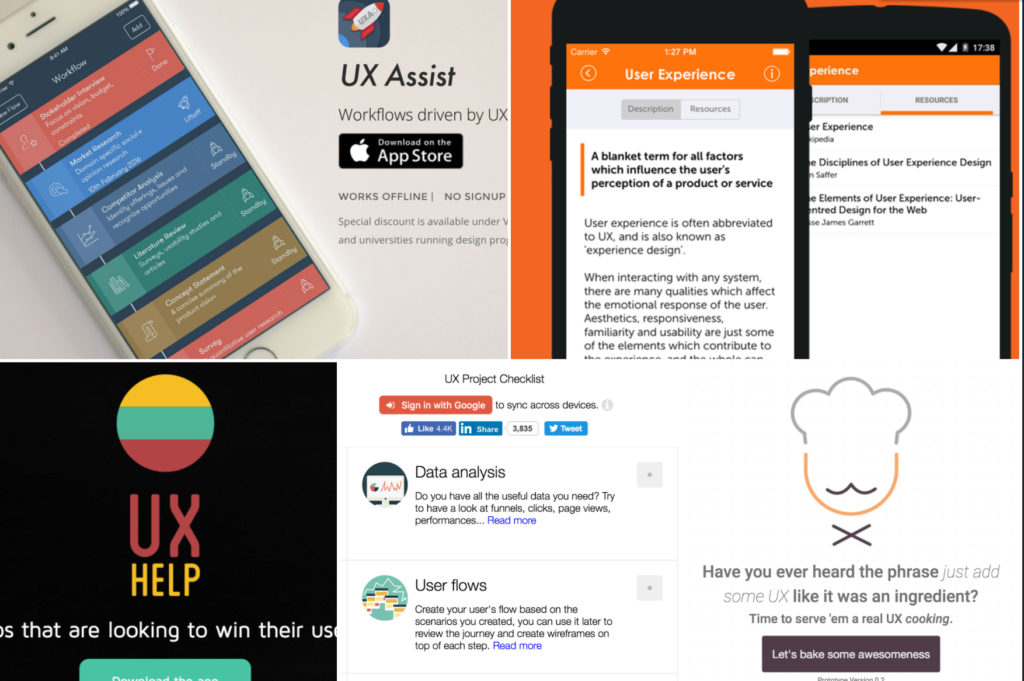 5 awesome UX Checklist Apps