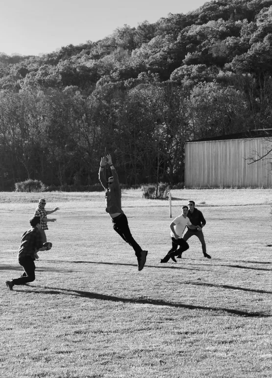 Aker team playing football