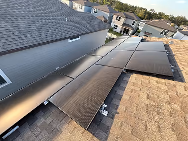 Solar panel cleaning in Tempa Bay