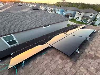Solar panel cleaning in Orlando