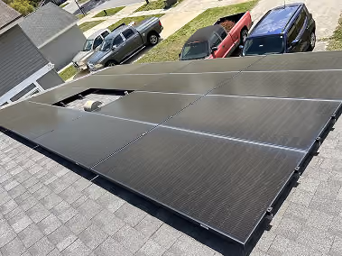 Solar panel cleaning in Tempa Bay