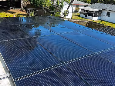 Solar panel cleaning in Sarasota