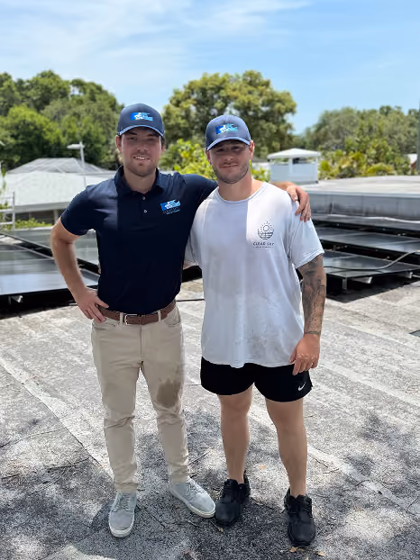 Solar Panel Cleaning in Florida Clear Sky Cleaing