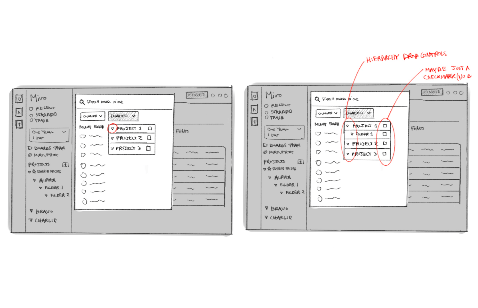 Search bar sketch