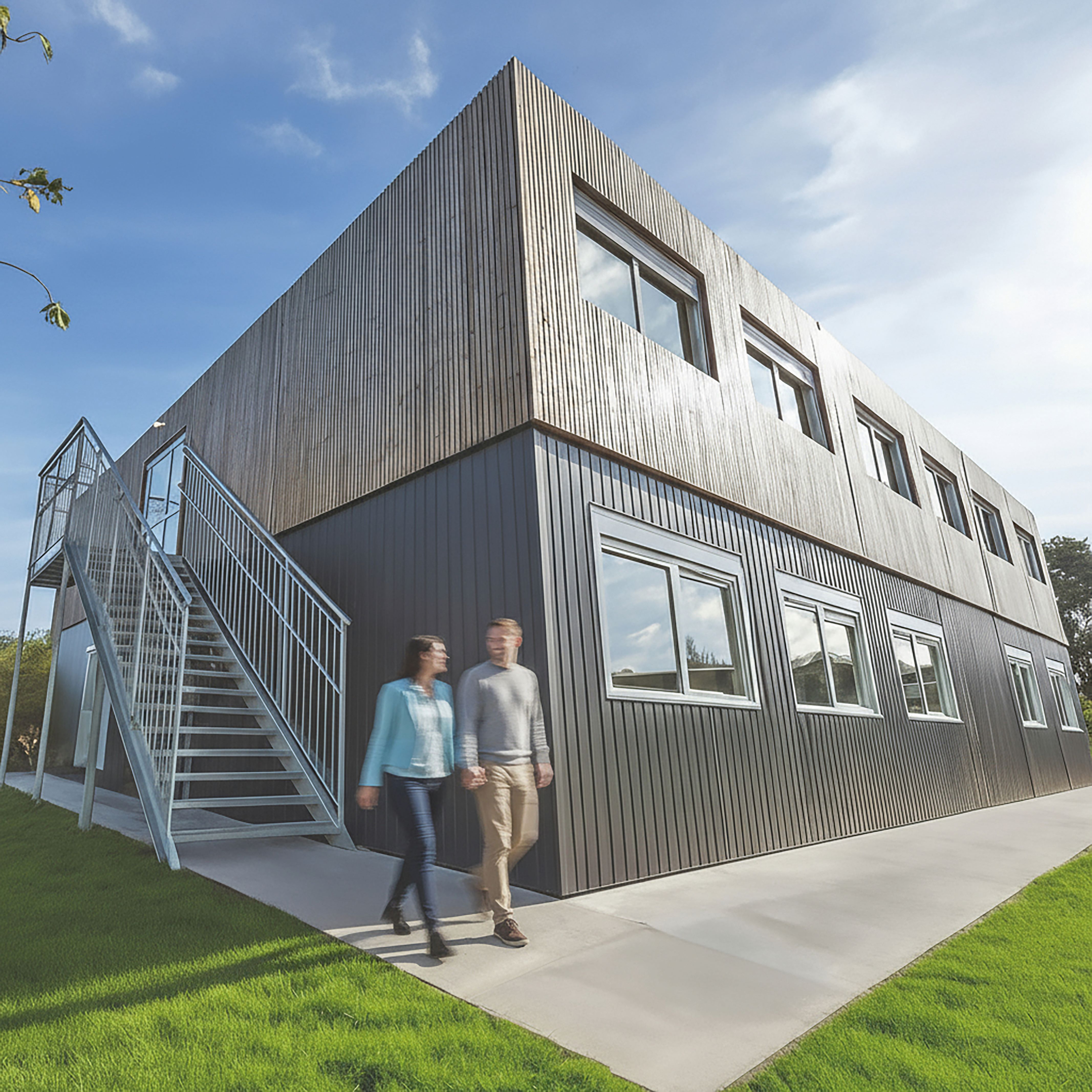 Energy efficient modular classrooms: just €277 energy costs per year