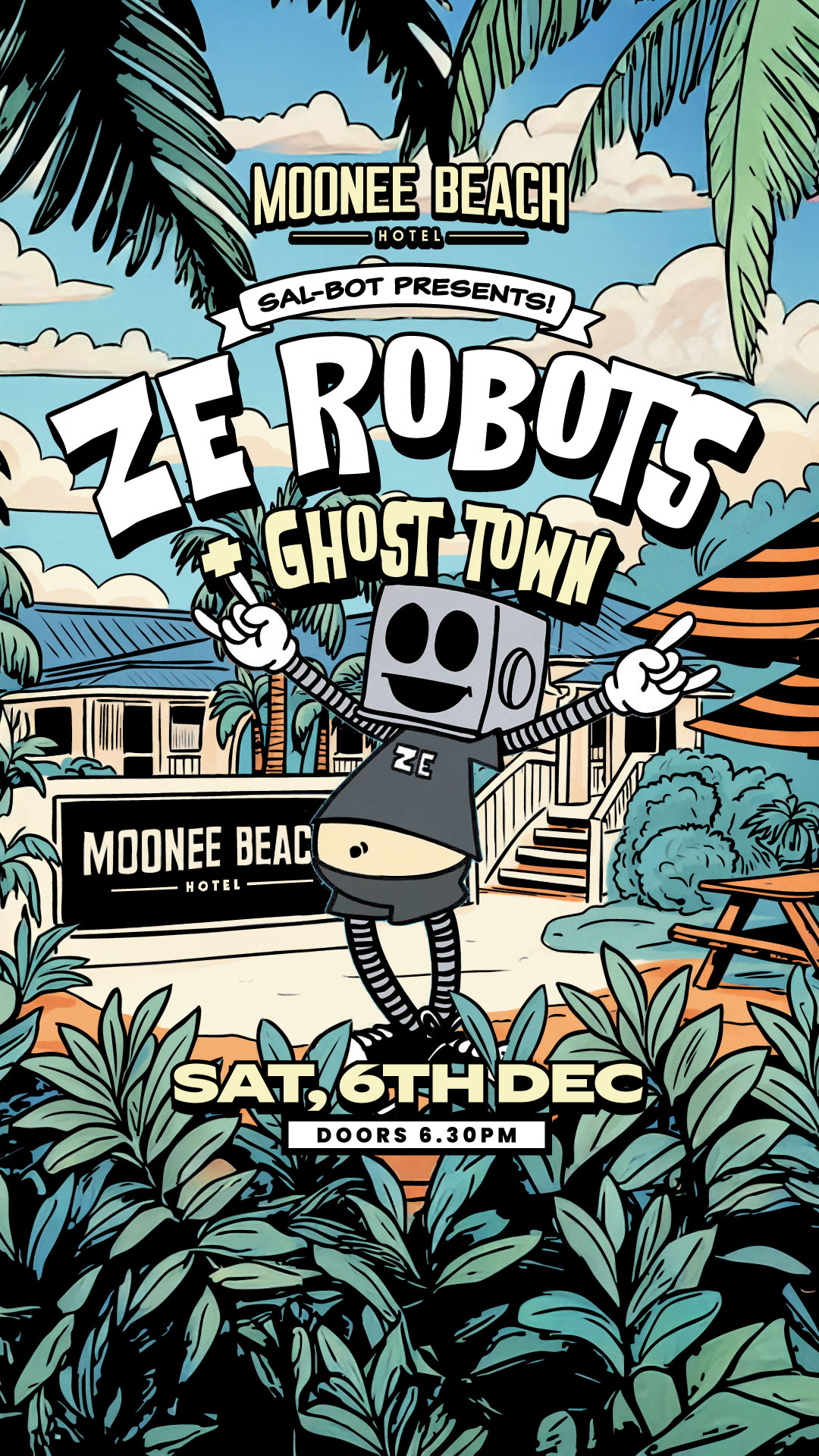 Ghost Town & Ze Robots LIVE