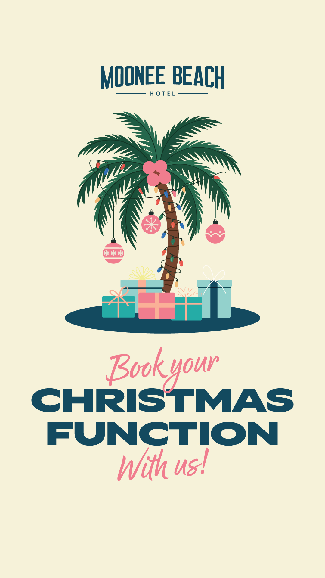 Celebrate Christmas at the Moonee Beach Hotel!