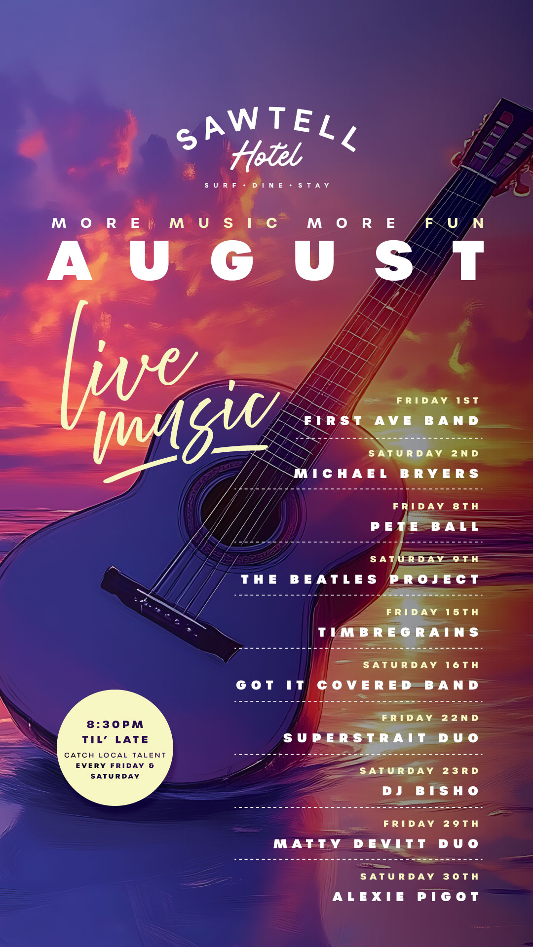 Live Music - August