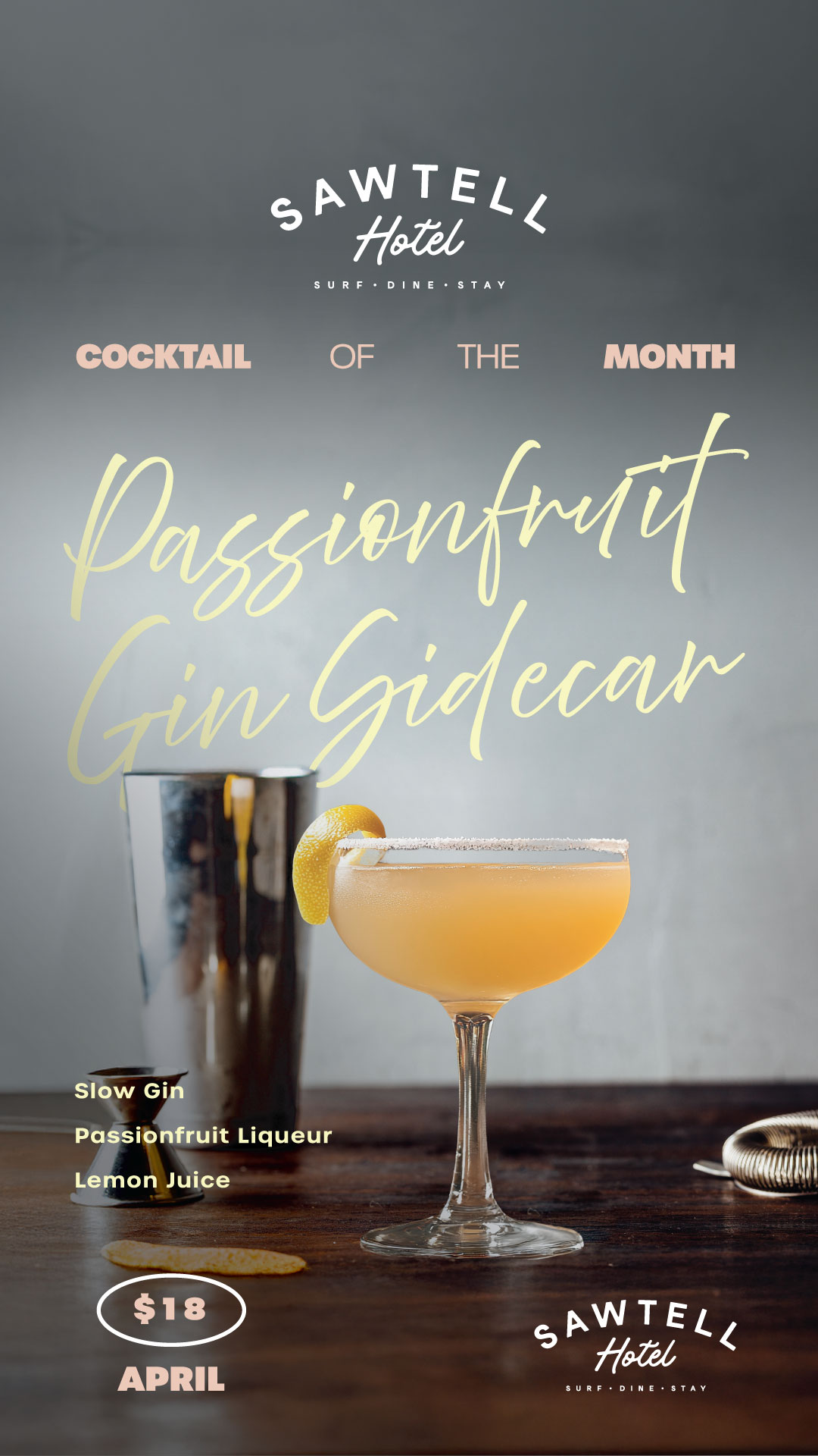 April Cocktail of the Month