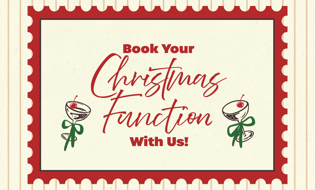 Book Your Christmas Party With Us!
