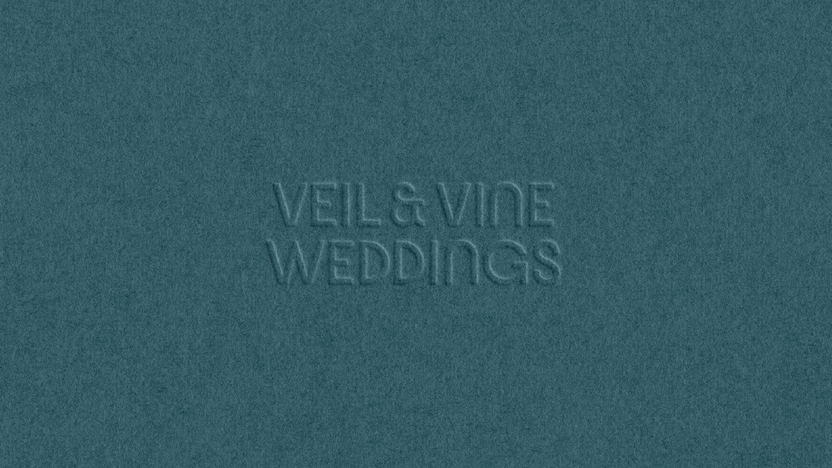 Veil and Vine Weddings elevated brand identity design by Katie Higg Design