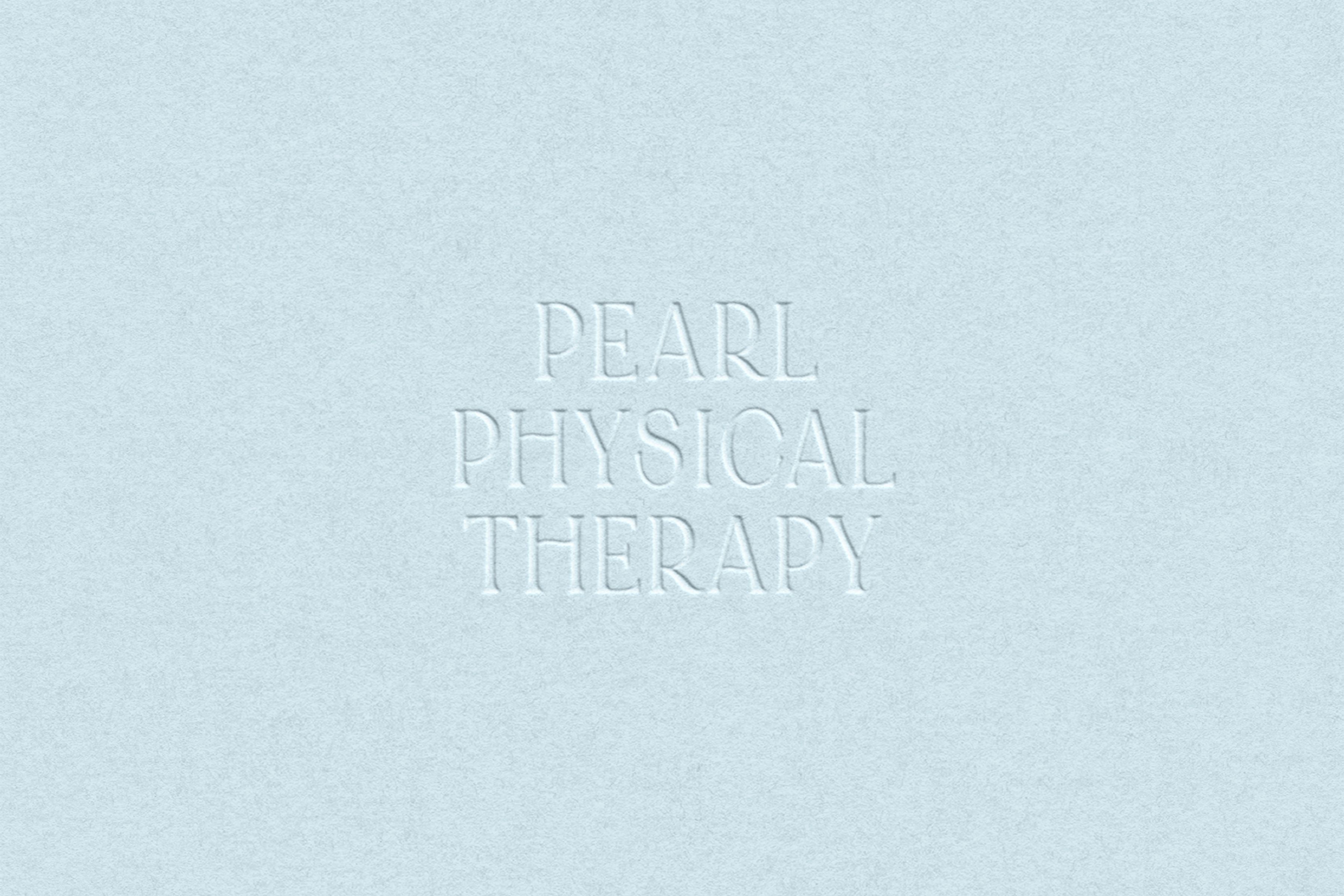 Pearl Physical Therapy brand identity and personal branding for women entrepreneur in health and wellness
