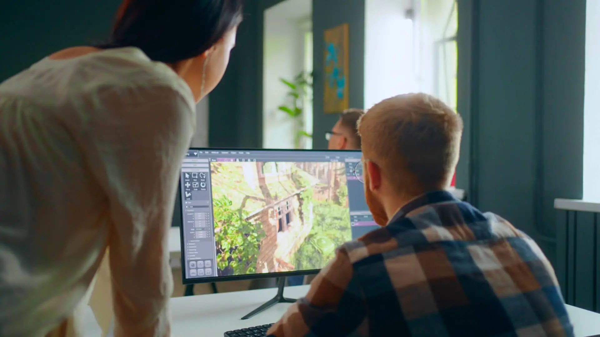 Animated video production team working in New York
