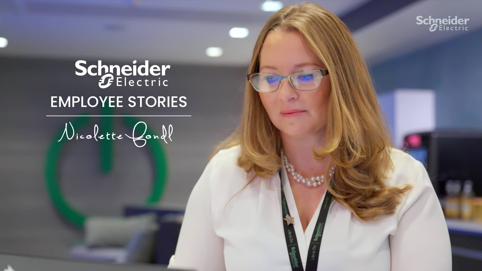 Testimonial video for Schneider Electric featuring Nicolette.