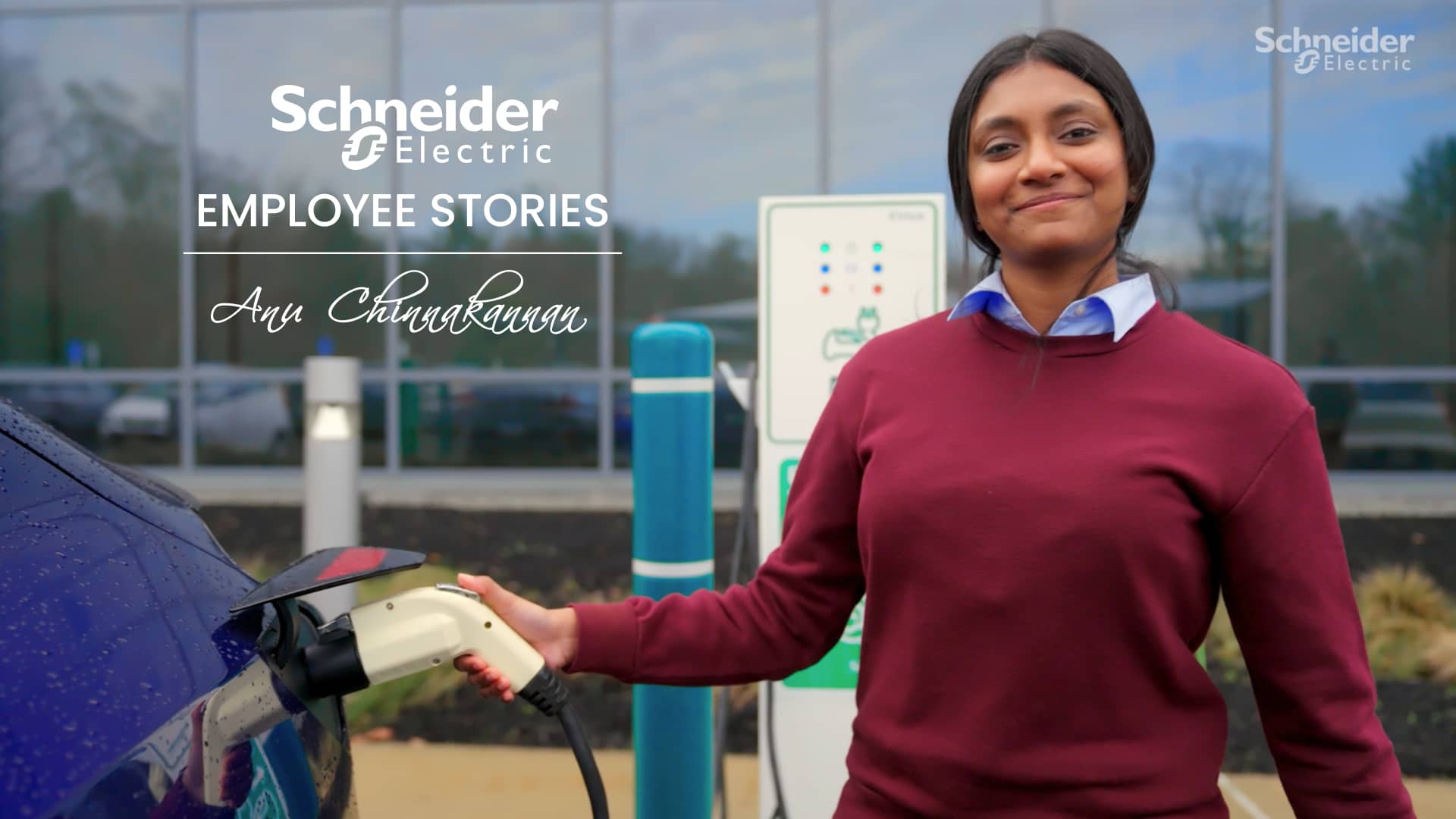 Testimonial video featuring Schneider Electric's employee Anu.