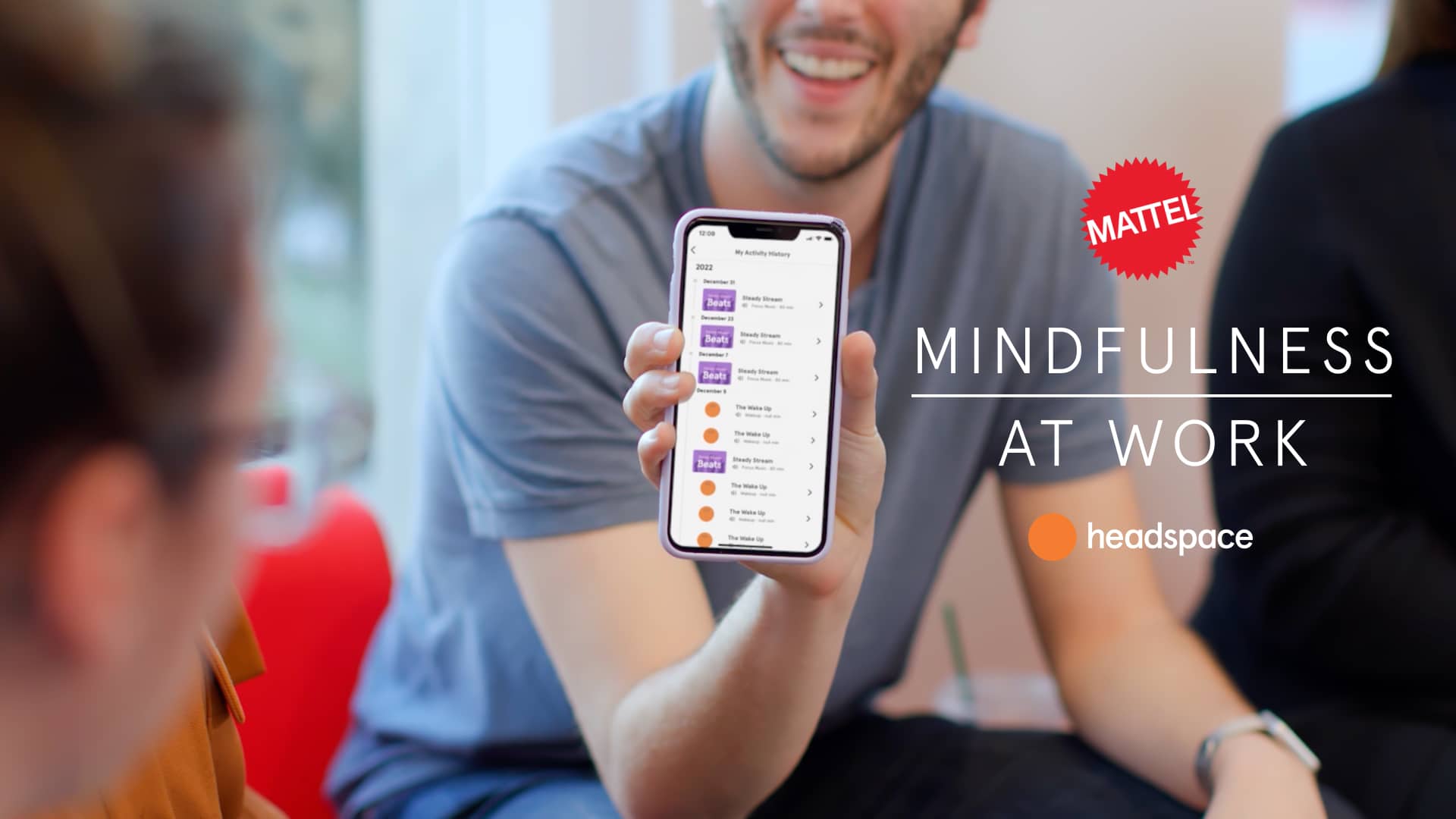 Testimonial video showcasing the collaboration between Headspace and Mattel.