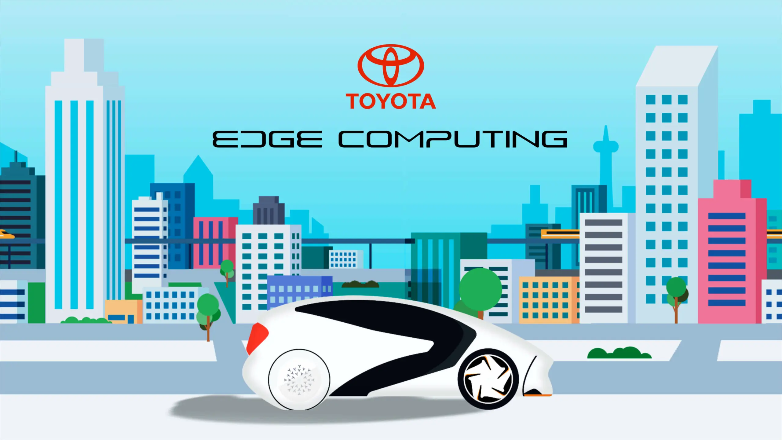 Animated explainer video for Toyota's Edge Computing concept.