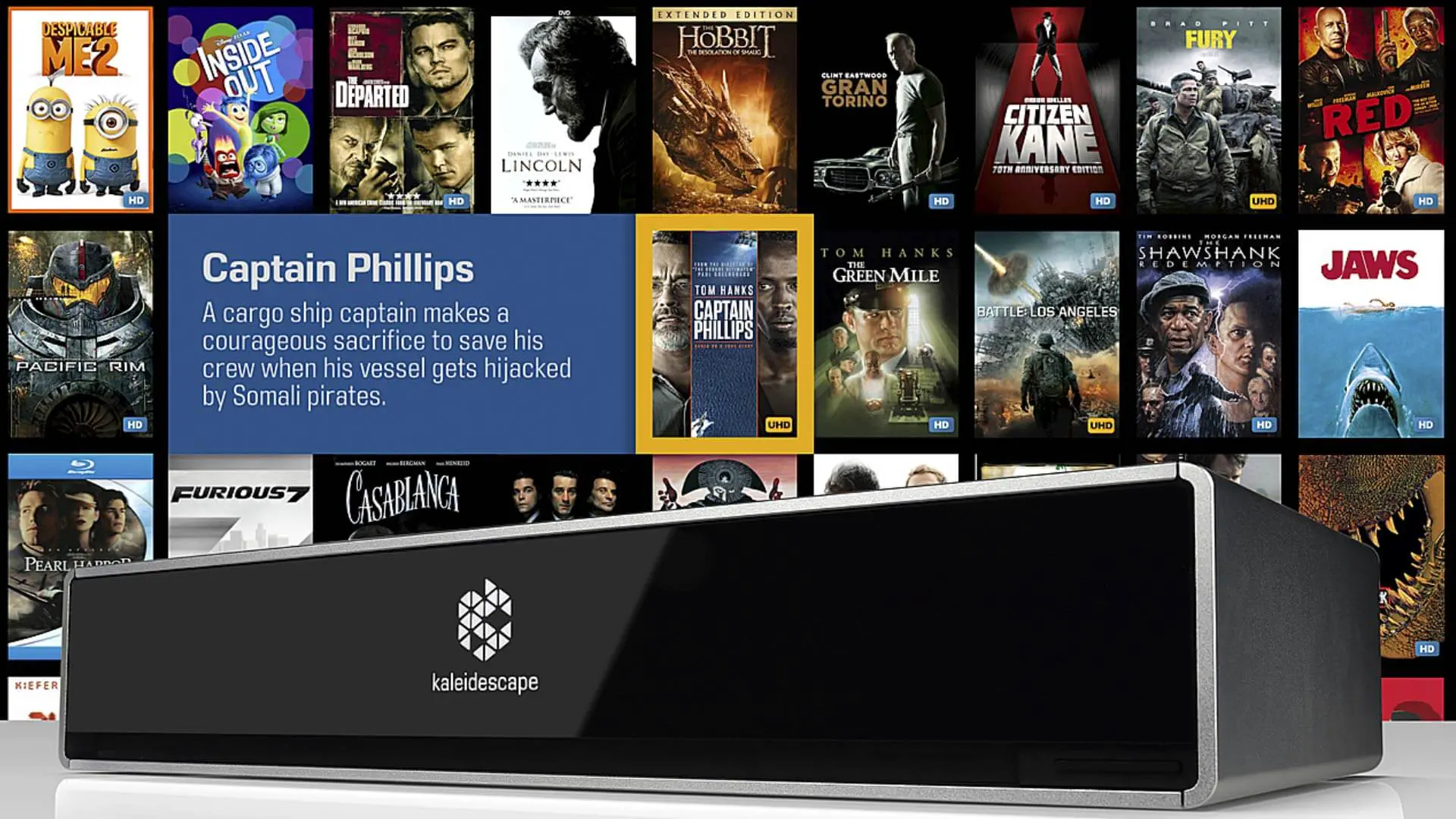 Product video for Kaleidescape home entertainment system.