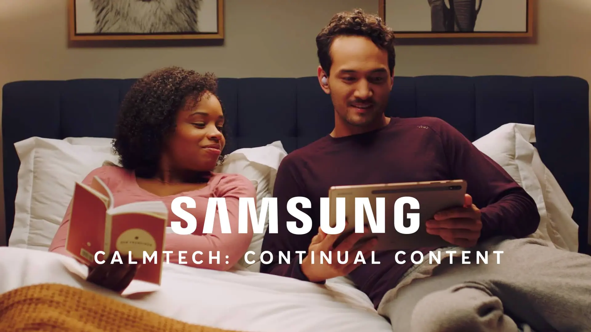 Product video for tech gadget Samsung CalmTech.