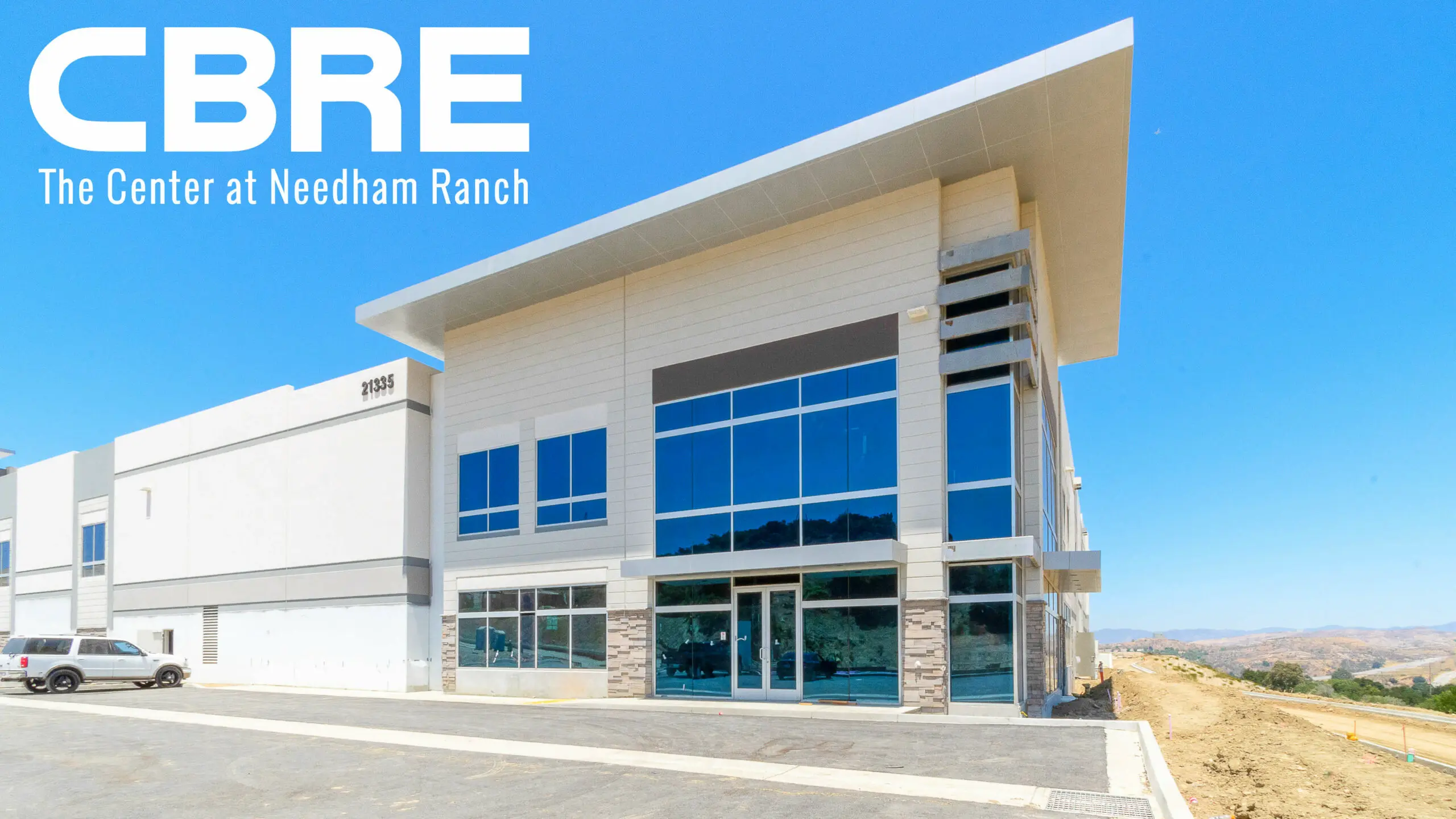 Real estate video for CBRE industrial building The Center at Needham Ranch.