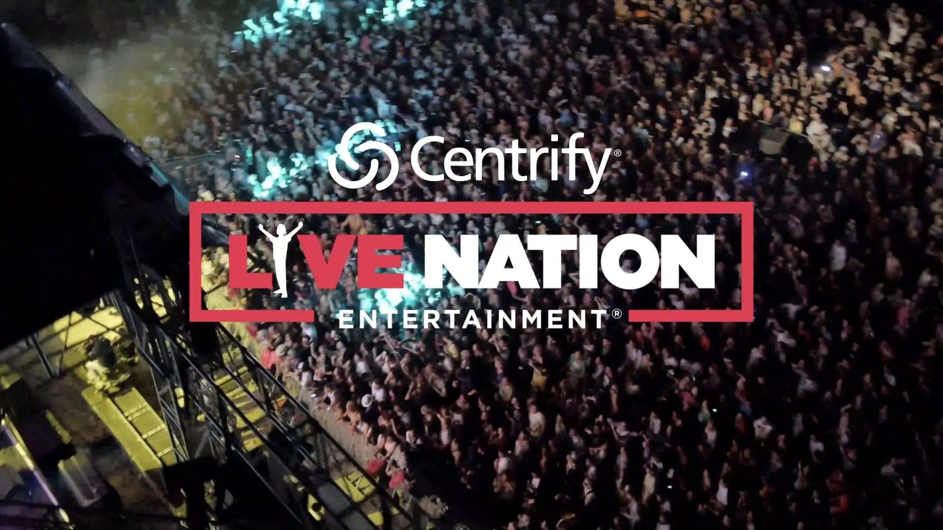 Testimonial video for a tech partnership between LiveNation and Centrify
