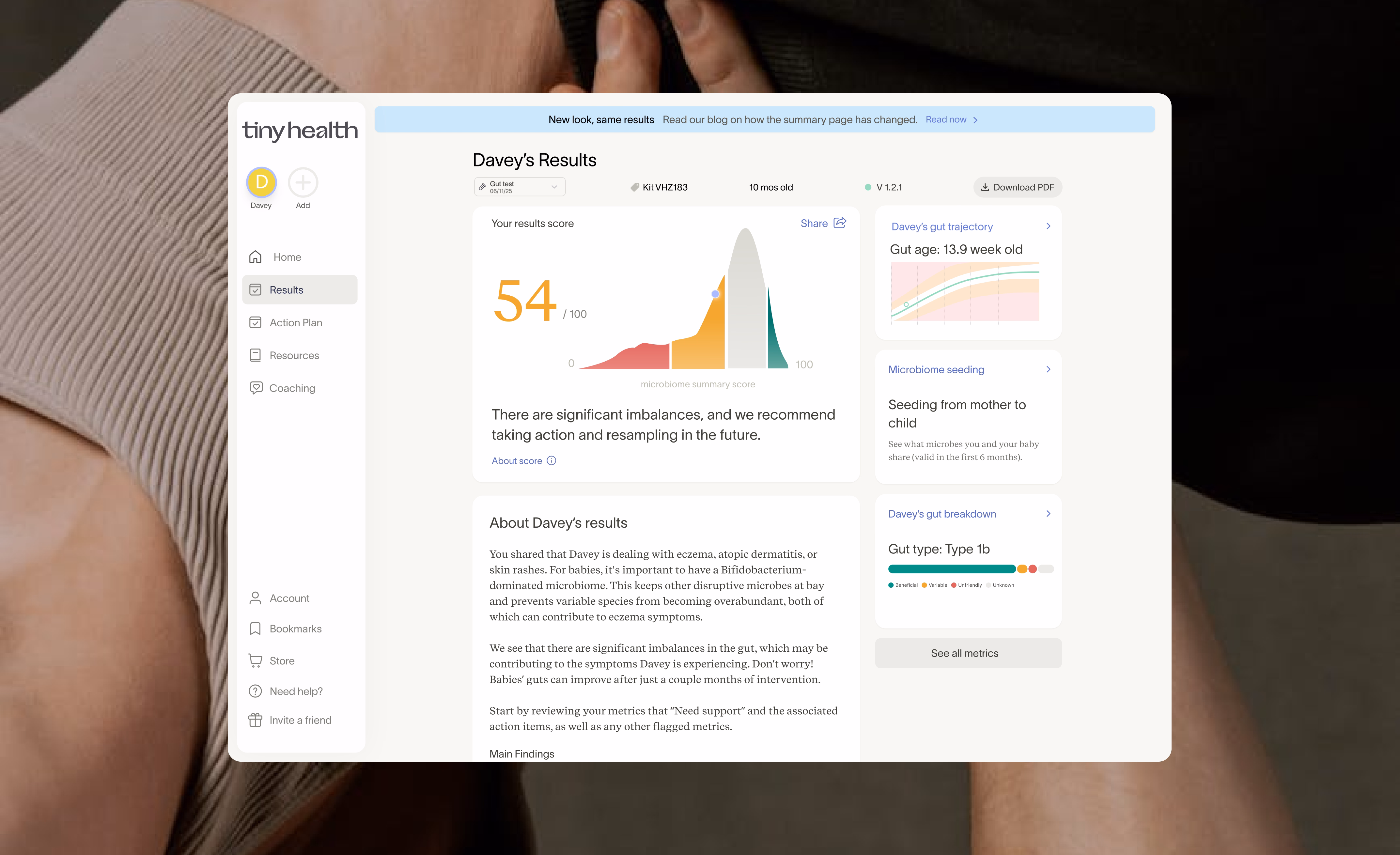 Tiny Health feature overview