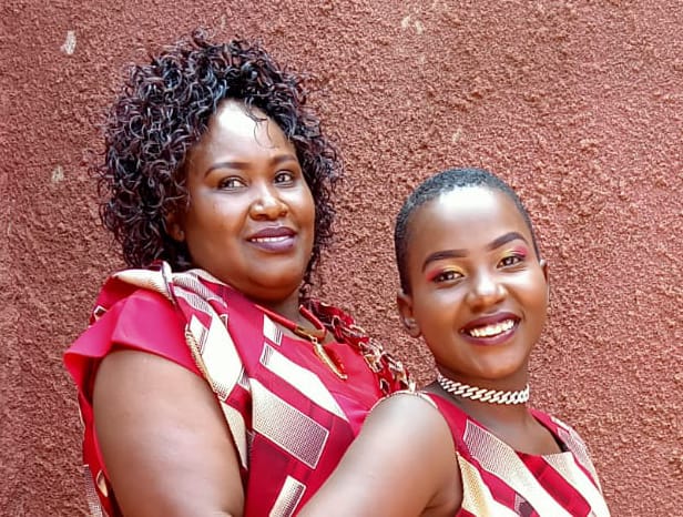 Mama Christine with daughter