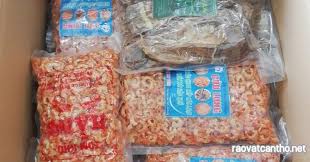 Gửi tôm khô, khô cá đi Canada