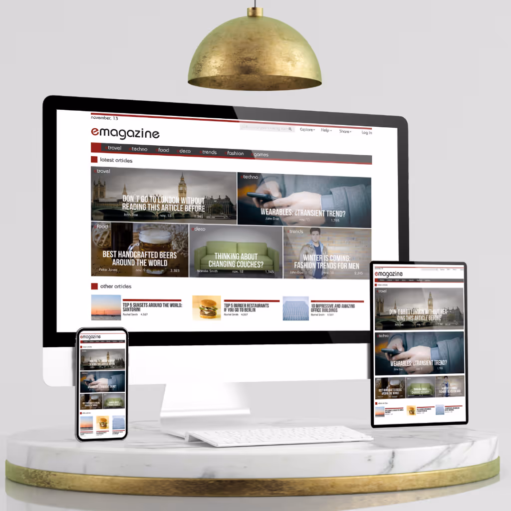 responsive website example