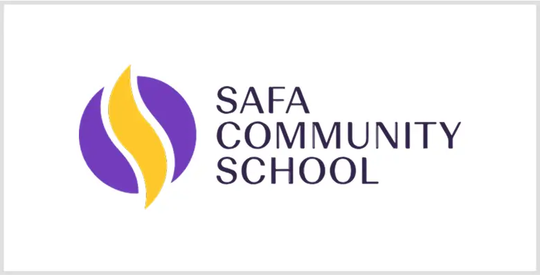 The safa community school logo.