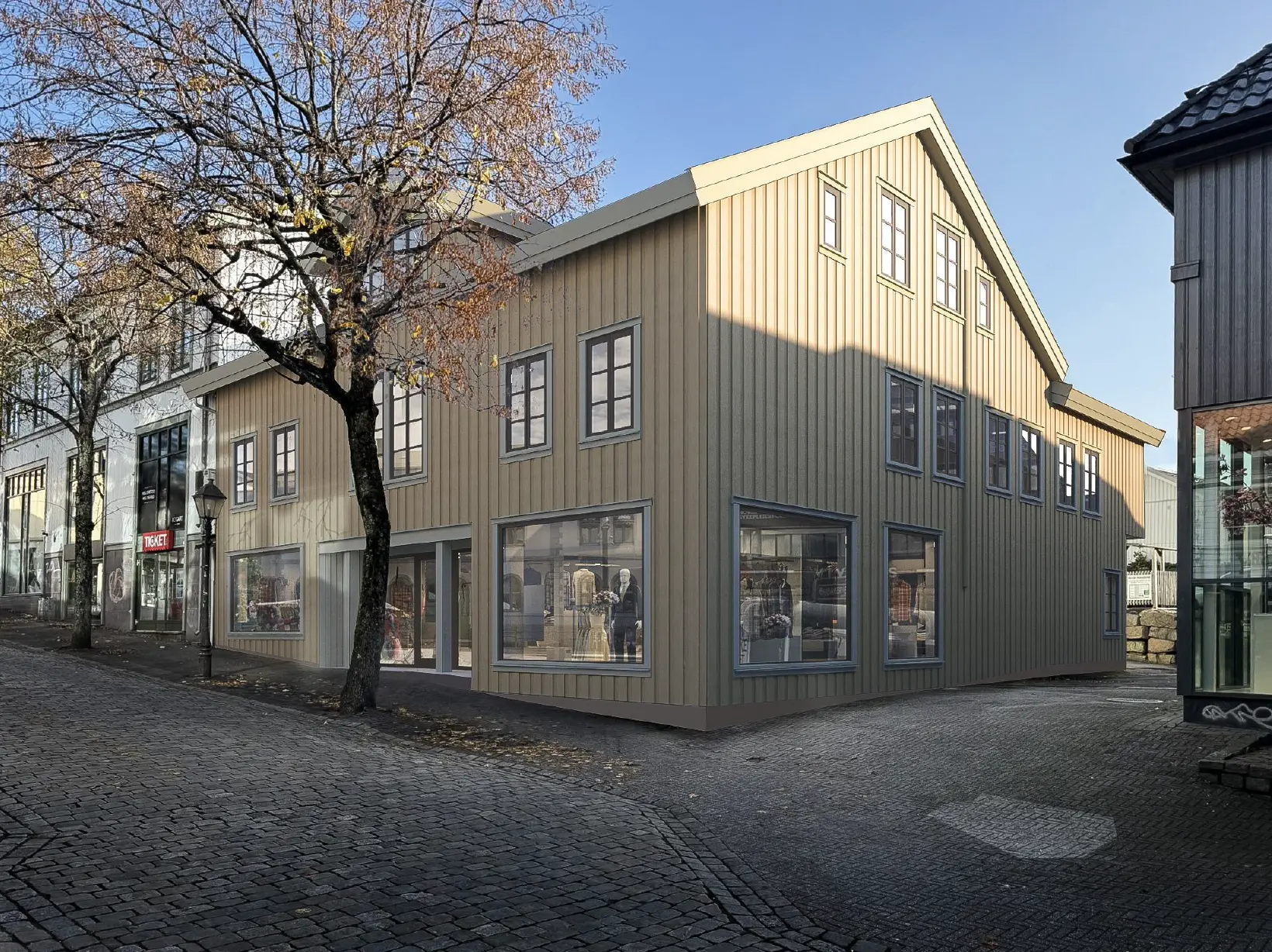 Torvgaten fasade 2 3D