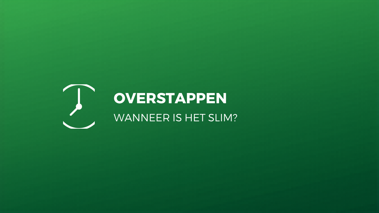 Blog cover: wanneer overstappen van energieleverancier