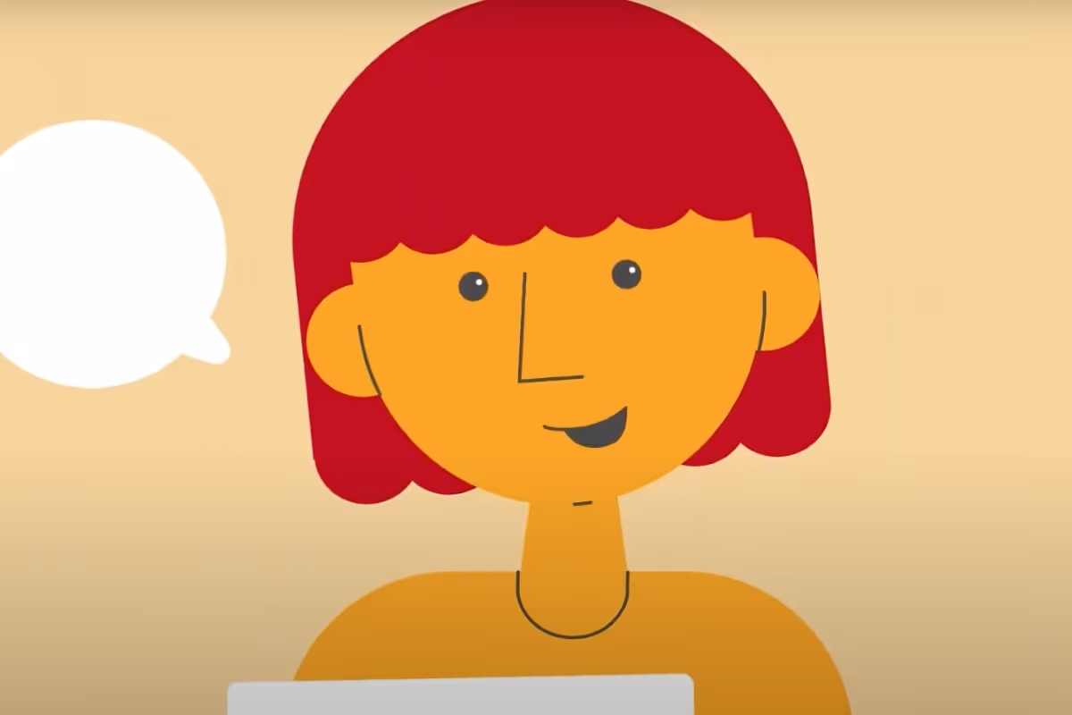 Esra har använt AV1 när hennes sjukdom hindrar henne från att gå till skolan