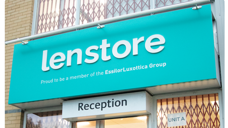 Lenstore signage
